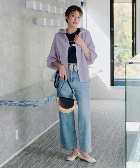 【アウトレット】シアーパーカーカーディガン