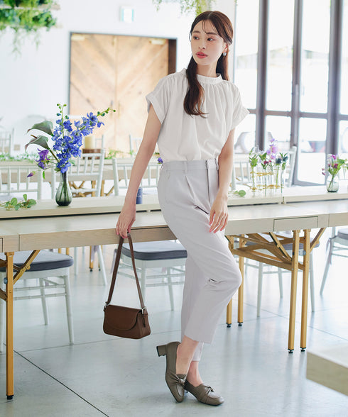 【小倉優子さん着用・ダブルクロス】 テーパードパンツ