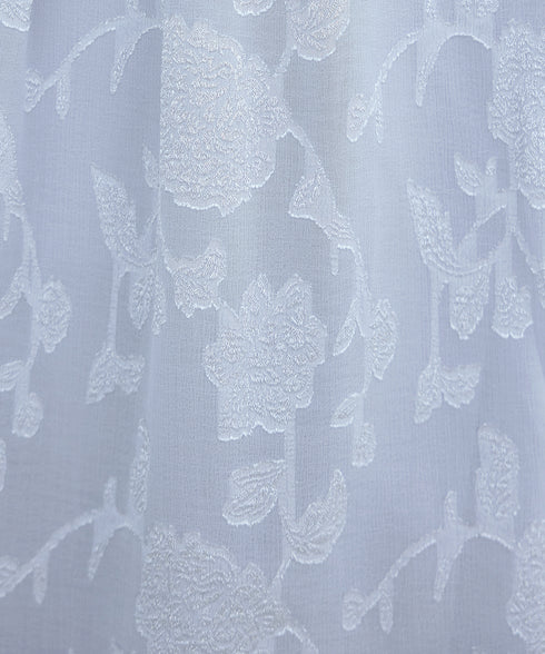 【クリアランスセール】フラワージャガードブラウス