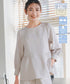 【ダブルクロス】パフスリーブペプラムチュニック
