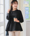 【ダブルクロス】パフスリーブペプラムチュニック