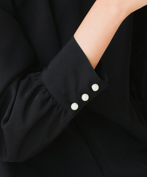 【ダブルクロス】パフスリーブペプラムチュニック