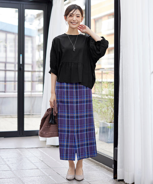 コットンエンブロイダリーブラウス