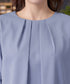 【新色追加】 つまみタック袖レイヤードブラウス