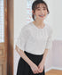 ボリュームスリーブリボンブラウス