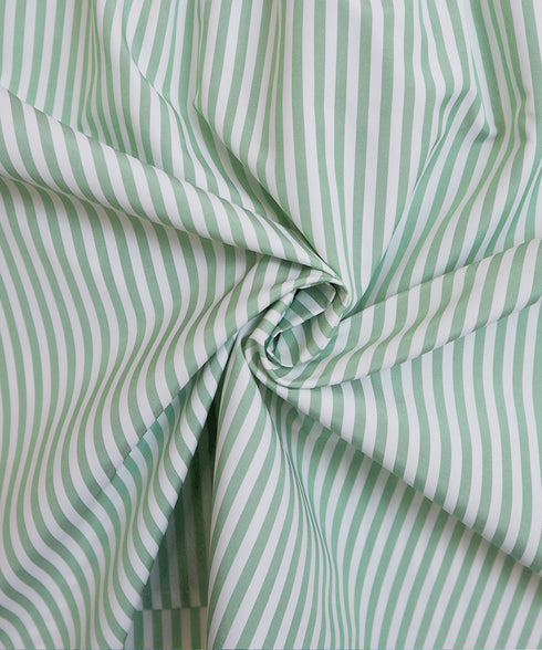 【アウトレット】ストライプパフスリーブブラウス