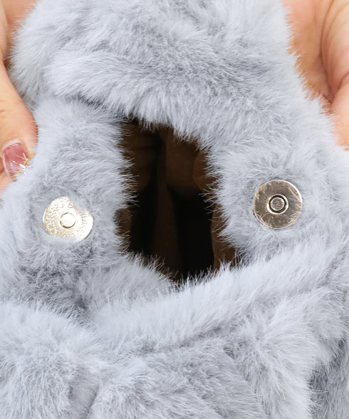 【安田美沙子さん着用】フェイクファーバック