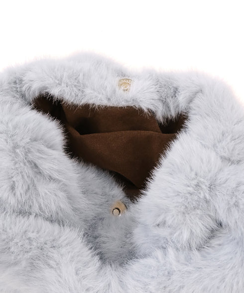 【安田美沙子さん着用】フェイクファーバック