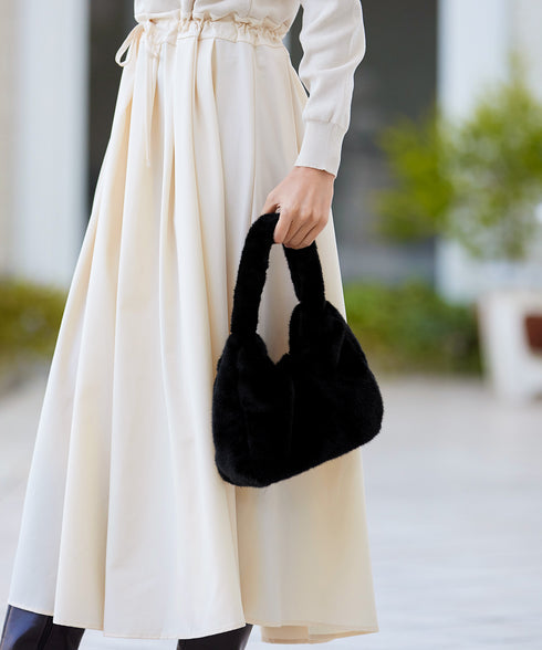 【安田美沙子さん着用】フェイクファーバック