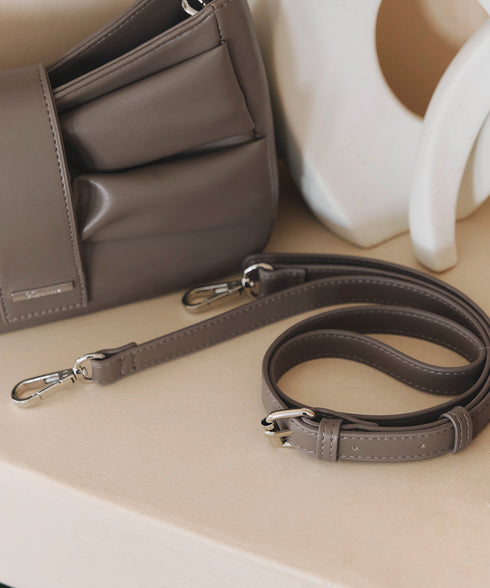 【安田美沙子さん着用 / アウトレット / 2way】リボンギャザーミニバッグ