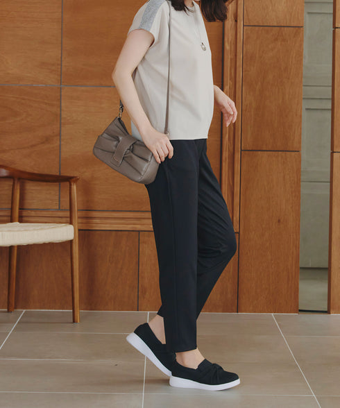 【安田美沙子さん着用 / アウトレット / 2way】リボンギャザーミニバッグ