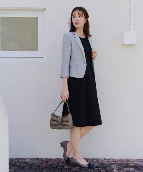 【安田美沙子さん着用 / アウトレット / 2way】リボンギャザーミニバッグ