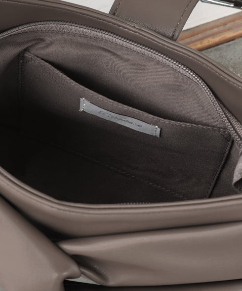 【安田美沙子さん着用 / アウトレット / 2way】リボンギャザーミニバッグ