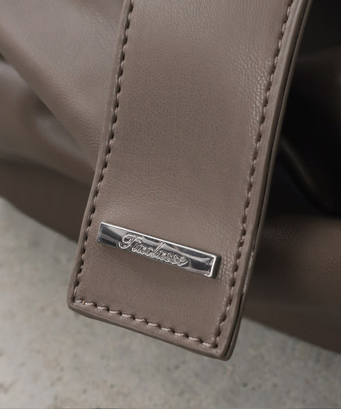 【安田美沙子さん着用 / アウトレット / 2way】リボンギャザーミニバッグ