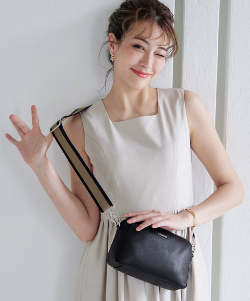 【アウトレット/ 2way/肩紐2TYPE】ちょうどいいサイズのショルダーミニバッグ