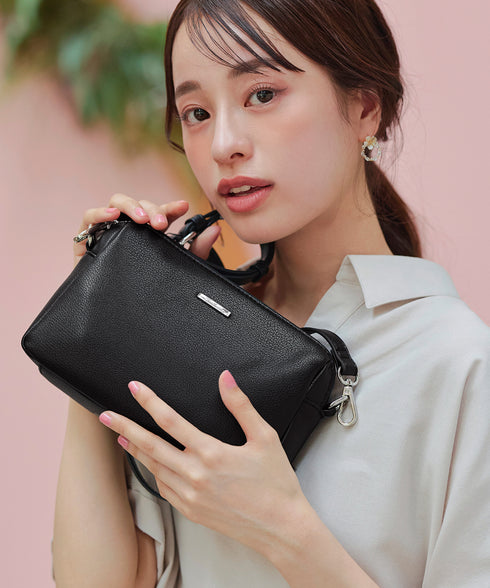 【アウトレット/ 2way/肩紐2TYPE】ちょうどいいサイズのショルダーミニバッグ