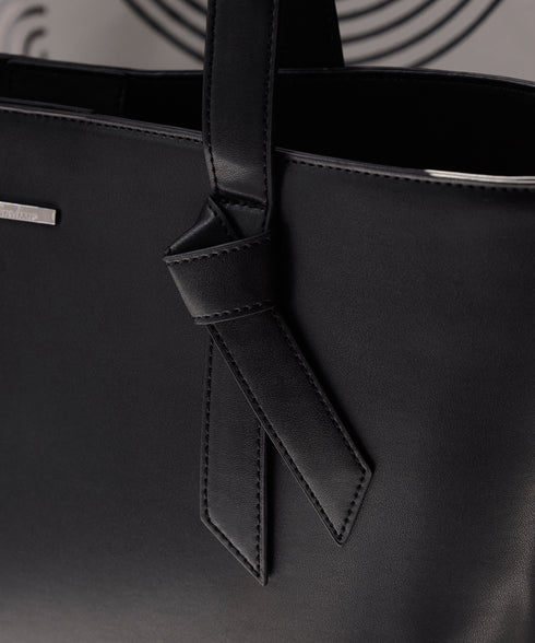 【安田美沙子さん着用 / アウトレット】リボンデザイン通勤バッグ