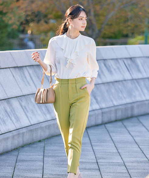 【安田美沙子さん着用 / 2way】ギャザーワンハンドルバッグ