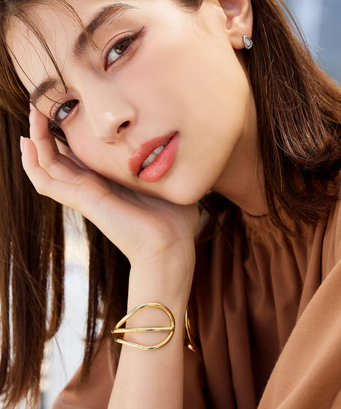 ワイドクロスバングル