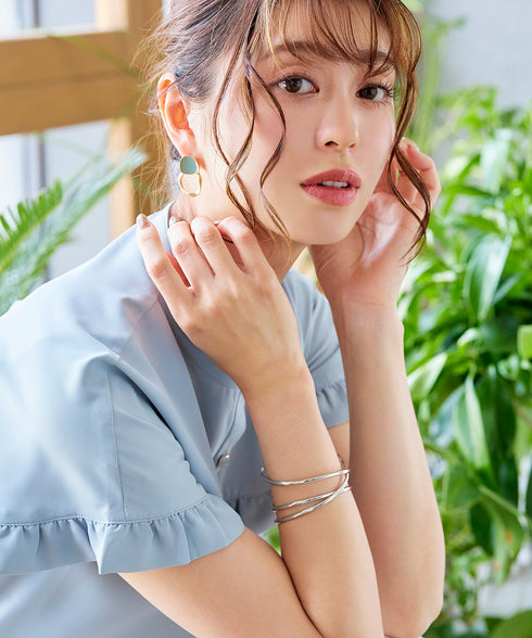 ワイドクロスバングル