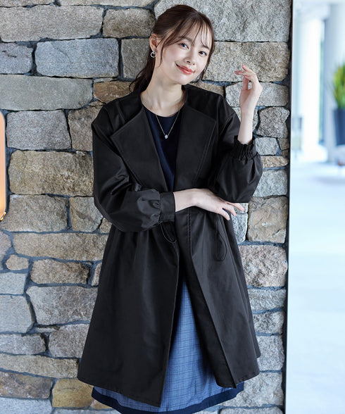 【クリアランスセール】着流しパフスリーブコート