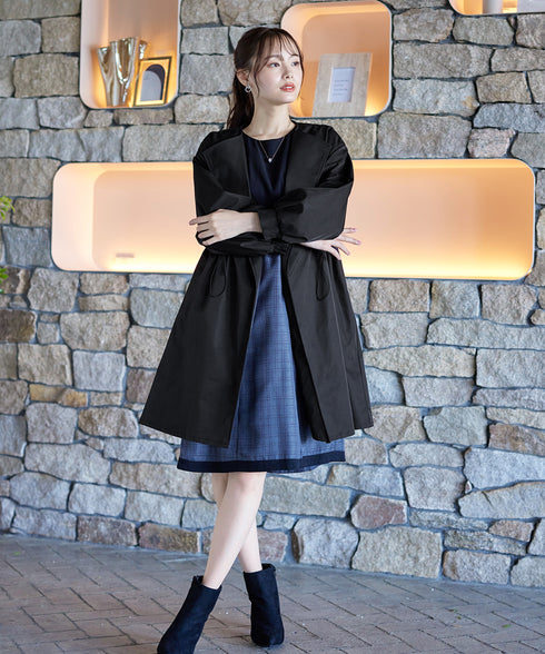 【クリアランスセール】着流しパフスリーブコート