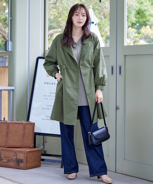 【クリアランスセール】着流しパフスリーブコート