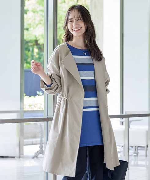 【クリアランスセール】着流しパフスリーブコート