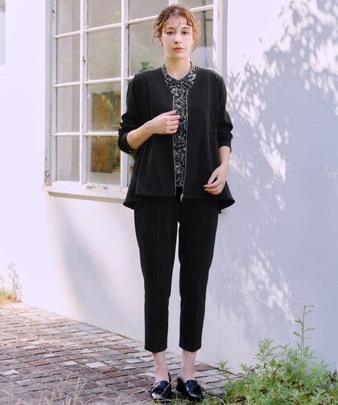 バックドロストフリルブルゾン