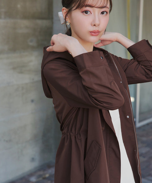 【撥水】 ドロストマウンテンパーカー