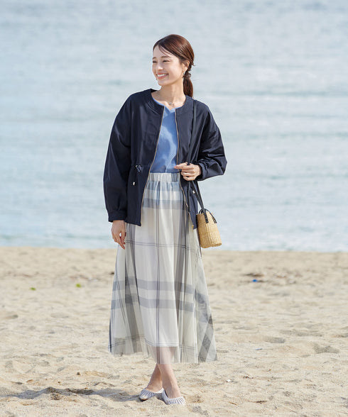 【新色追加】メモリーノーカラードロストブルゾン