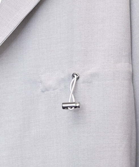 パフスリーブ着流しコート