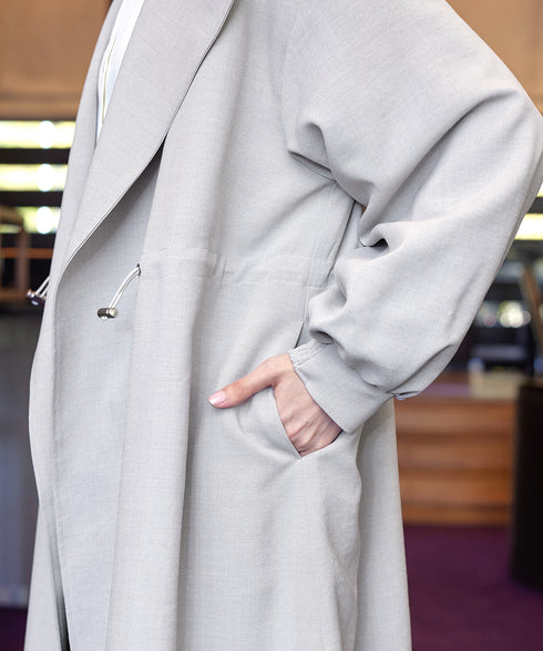 パフスリーブ着流しコート