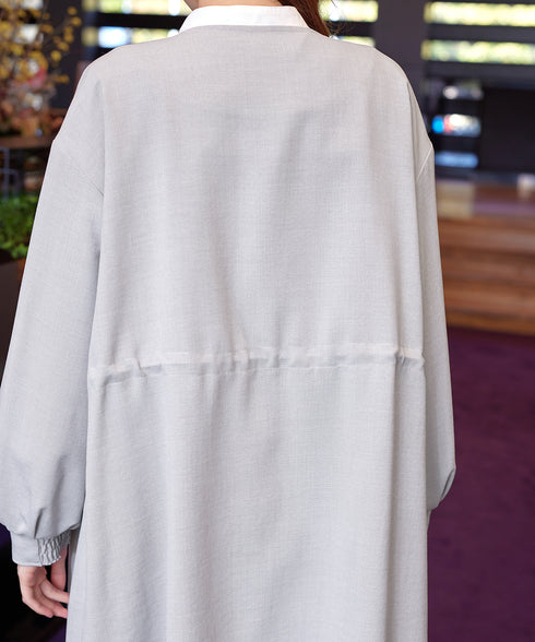 パフスリーブ着流しコート