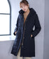 ミドル丈ダウンコート