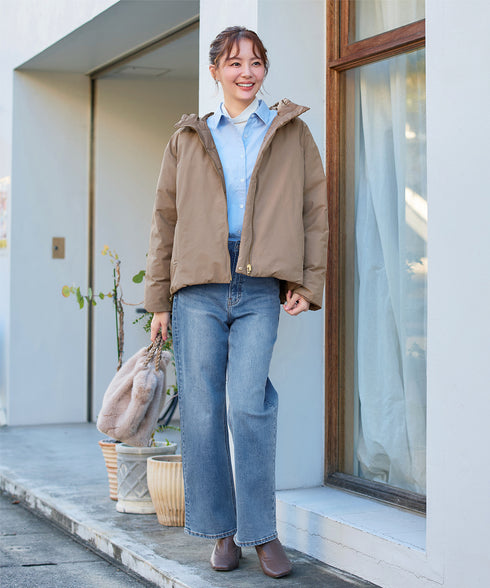 リバーシブルダウンジャケット