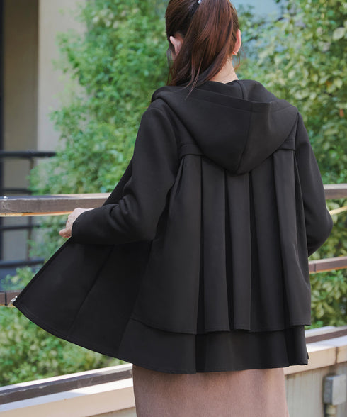 異素材ドッキングフーディー