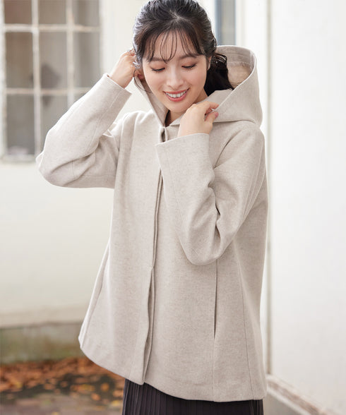 フーデットショートコート