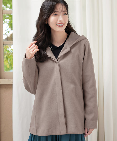 フーデットショートコート