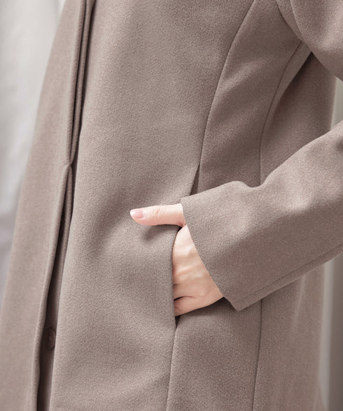 フーデットショートコート