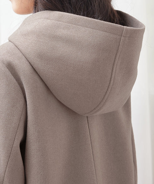 フーデットショートコート