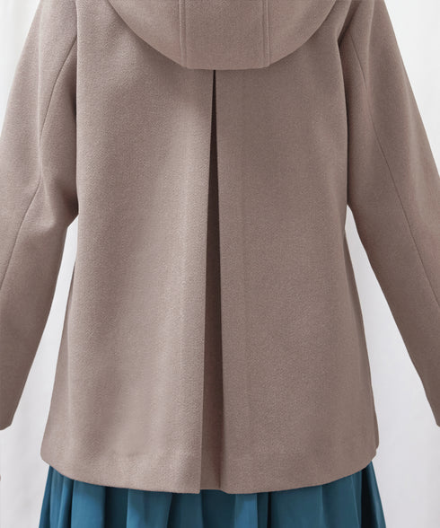 フーデットショートコート