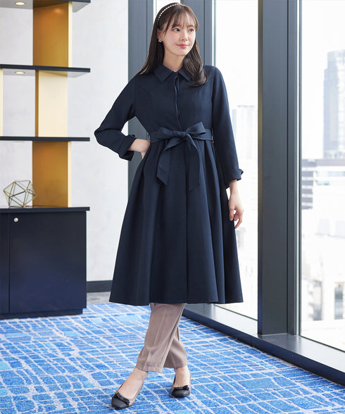 ステンカラードレスコート