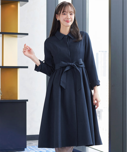 ステンカラードレスコート