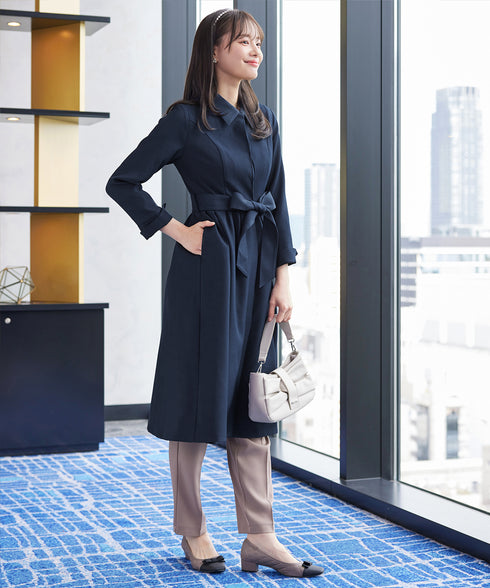 ステンカラードレスコート