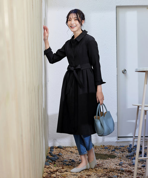 ステンカラードレスコート