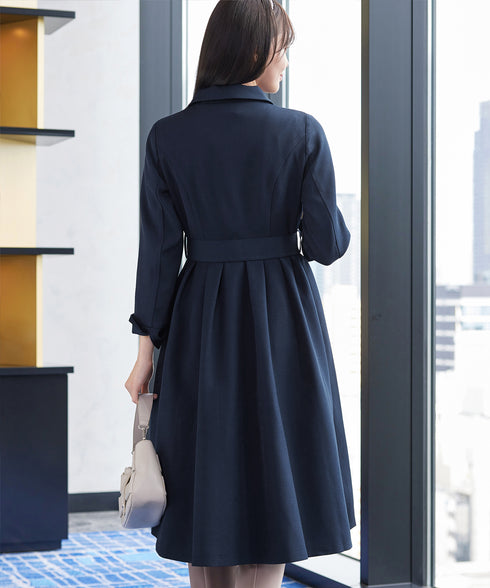 ステンカラードレスコート