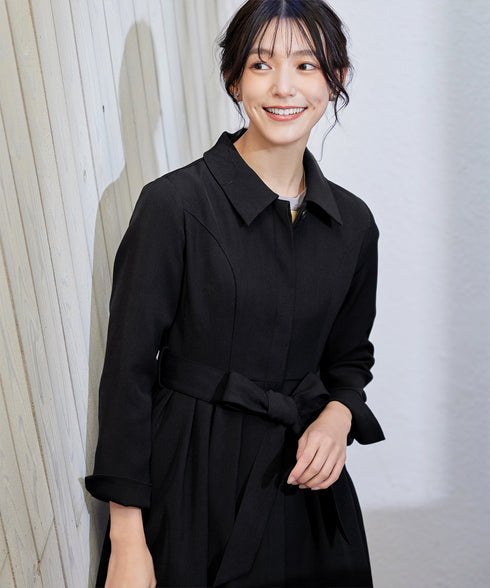 ステンカラードレスコート