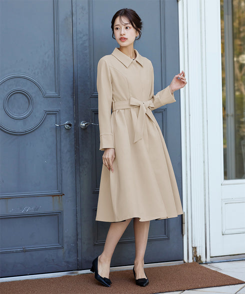 ステンカラードレスコート