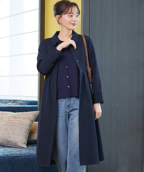 ステンカラードレスコート